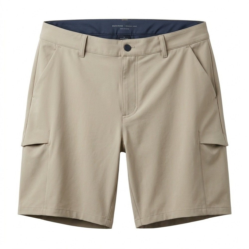 32 Degree Cool Mens Performance Cargo Shorts 38 Kahki Outdoors Moisture Wicking